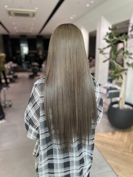 ステア ケース(stair case) オリーブベージュ髪質改善トリートメント韓国風