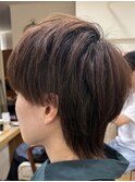 メンズウルフカット