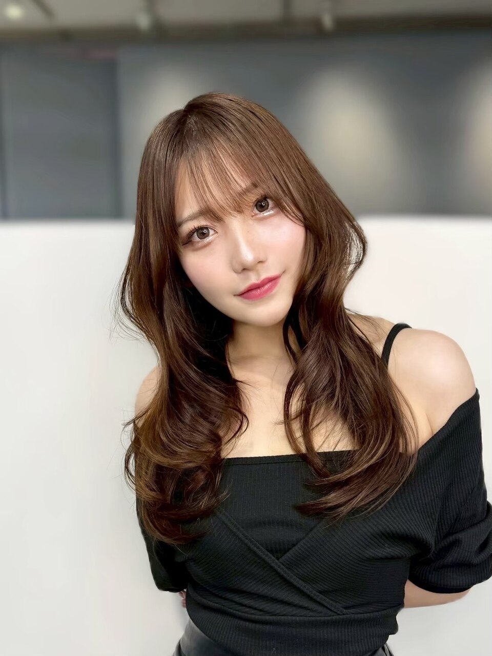 透明感くびれヘア：L263454320｜ヒュー 広島(HEW)のヘアスタイル
