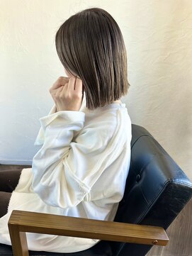 フルリール バイ シェリー(FLEURIR by cherie) ボブ / ハイライト / モーヴブラウン / イルミナカラー