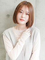 ニューヨークニューヨーク ピオレ姫路店(NYNY)&nbsp;ライトブラウン×ミニボブ