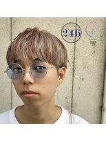 ヘアデザインサロン246&nbsp;ピンクハイライト/メンズカット/ピンクハイライト