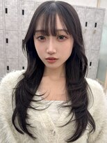 エジョン 三鷹店(Aejon)&nbsp;三鷹レイヤーカット韓国ダブルカラー顔周り前髪カットボブ