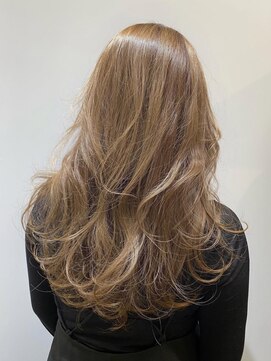 バランス 原宿 表参道(balance) ヘーゼルベージュ×レイヤー YUKA