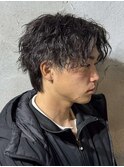 刈り上げセンターパート/波巻きツイストスパイラル/高崎