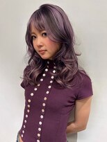 ブロック ジャポン(bloc japon)&nbsp;ラベンダー ローライト デザインカラーくびれレイヤー/長峯千紘