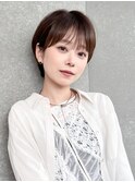 ナチュラルショート/ショートボブ/顔周り/立川/20代30代40代50代