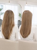 ビープラス(B+) ハイトーンでも叶う髪質改善ストレート