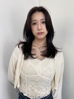 エンリッチヘア(enrich hair)&nbsp;ミディアムレイヤー　ダークカラー