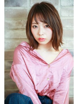 クロワ(croix) 【croix】外ハネ×ブラントボブ×エレガンス×切りっぱなしボブ