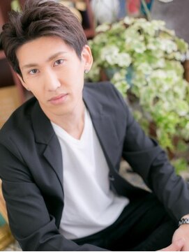 カバーヘア ブリス 川口(COVER HAIR bliss) *COVER HAIR*簡単スタイリングなアップバングショートa