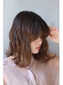 【西葛西&-HAIR 】外ハネミディアムボブ