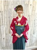 卒業式シーズンのヘアーセットと袴の着付け早朝から取り掛かりOK