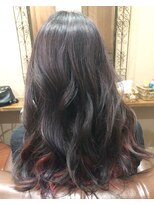 リズ オブ ヘアー(Lis of hair) パープル☆インナーカラーピンク