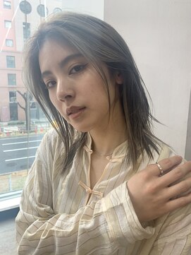 遊人セントラル(CENTRAL) [心斎橋/難波］◇ホワイトミルクティーブロンドカラー◇