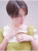 [エイチ原宿＊RUKA] ハンサムショート 素髪 ナチュラル