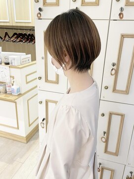 アルクバイネオリーブ 荻窪店(arc by neolive) ショコラベージュの丸みショート♪