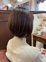 アドラーブル 長岡新保店(adorable)&nbsp;20代30代大人可愛い★小顔ナチュラルショートボブ前下がり