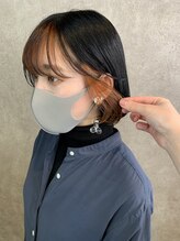 チラッと見えて可愛い♪イヤリングカラー／インナーカラー