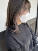 【Miyuki】グレージュ×イヤリングカラー20代/30代/40代/50代