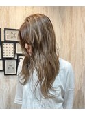 透明感グレージュハイライト♪