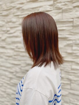 ハール ヘア スタジオ(haar HAIR STUDIO) ミディアムレイヤー ナチュラルストレート