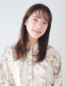 ルクスドレ 新宿(Luxe doree') チェリーブラウン/ルーズヘア/フリンジバング/前髪カット/新宿駅