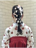〈avant〉卒業式ヘア　華やか編みおろしスタイル