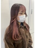 ALIVE Kichijoji / イヤリングカラー×バングカラーピンク
