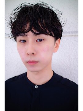 ボンド 三軒茶屋(Bond) メンズマッシュ×ナチュラルパーマ【三軒茶屋 メンズカット】