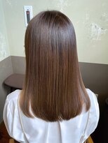 ヘアーメイク アチャ(hair make accha) 【髪質改善ト】大人可愛いシルキーベージュ/ノンジアミンカラー