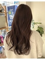 ピークスヘア(peaks hair) ブラウンベージュレイヤーイメチェン似合わせカット