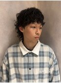 メンズウルフパーマ