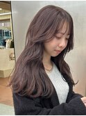 ブリーチなしカラー　ラベンダーベージュ ピンクベージュ/momoka