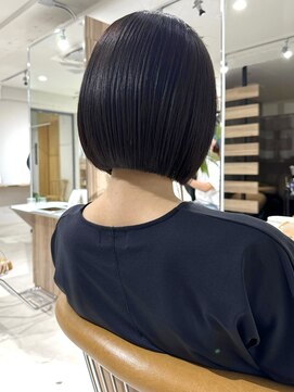 オリ 仙台(Oli) 20代イメチェン似合わせカット切りっぱなし韓国ボブ［仙台］