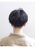 パーマ/ハンサムショート/前下がりボブ/刈り上げ/豊橋/豊川/田原