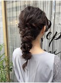 パーティヘアセット×ゆるふわポニー