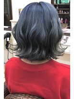 シャルティア(SHALLTIA)&nbsp;ネイビー【山口市美容室】【山口市ハイトーンカラー】