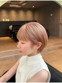 マッシュウルフミディアムレイヤーボブ前下がりボブ小顔ワンレン