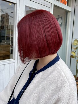 クオリア(Quaria) 透明感ケアブリーチカラー　ボルドーピンク