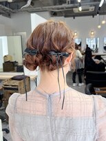 ジーニー 横浜(giinii)&nbsp;ヘアアレンジ_パーティーヘア_ツインアレンジ