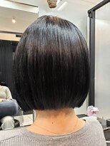 ヘアースタジオ ジェイワン(hair studio J ONE)&nbsp;10代20代30代40代　ミニボブ　エアーストレート（縮毛矯正）