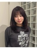 レイヤーカット ラベンダーグレージュ カシスカラー 表参道駅