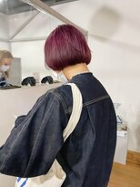 キーチェ 梅田中崎町(keych)&nbsp;ケアブリーチ/パープルヘア[中崎町/梅田駅］