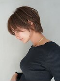 【GEEKS渋谷】クールショート/小顔/スモーキーブラウン/30代40代