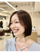 フェイス 石川町 (FACE)&nbsp;ボブ×大人可愛いボブ×前髪長め×透明感カラー×横浜