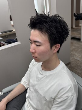 レーヴバイリコ 三軒茶屋(Reve by liko) スパイキーショート/ツイストパーマ/刈り上げショート/メンズ