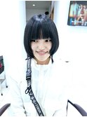 黒木メイサを坂田新太郎独自のスタイルにカットさせて頂きました