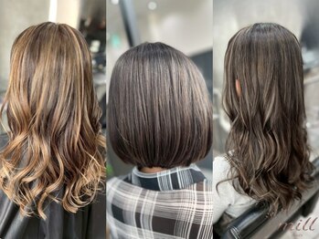 ミル(mill)の写真/“mill hair”で気になる白髪もしっかりカバー♪髪のダメージを最小限に抑えて,艶のある美髪へと導きます◎