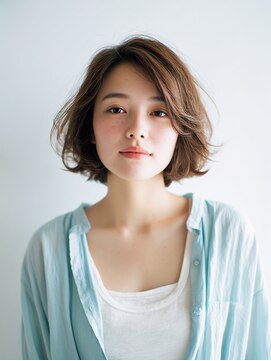 ニスル 上尾店(NISURU) 似合わせカット/大人ガーリー/ダークアッシュ/着物/上尾/上尾駅